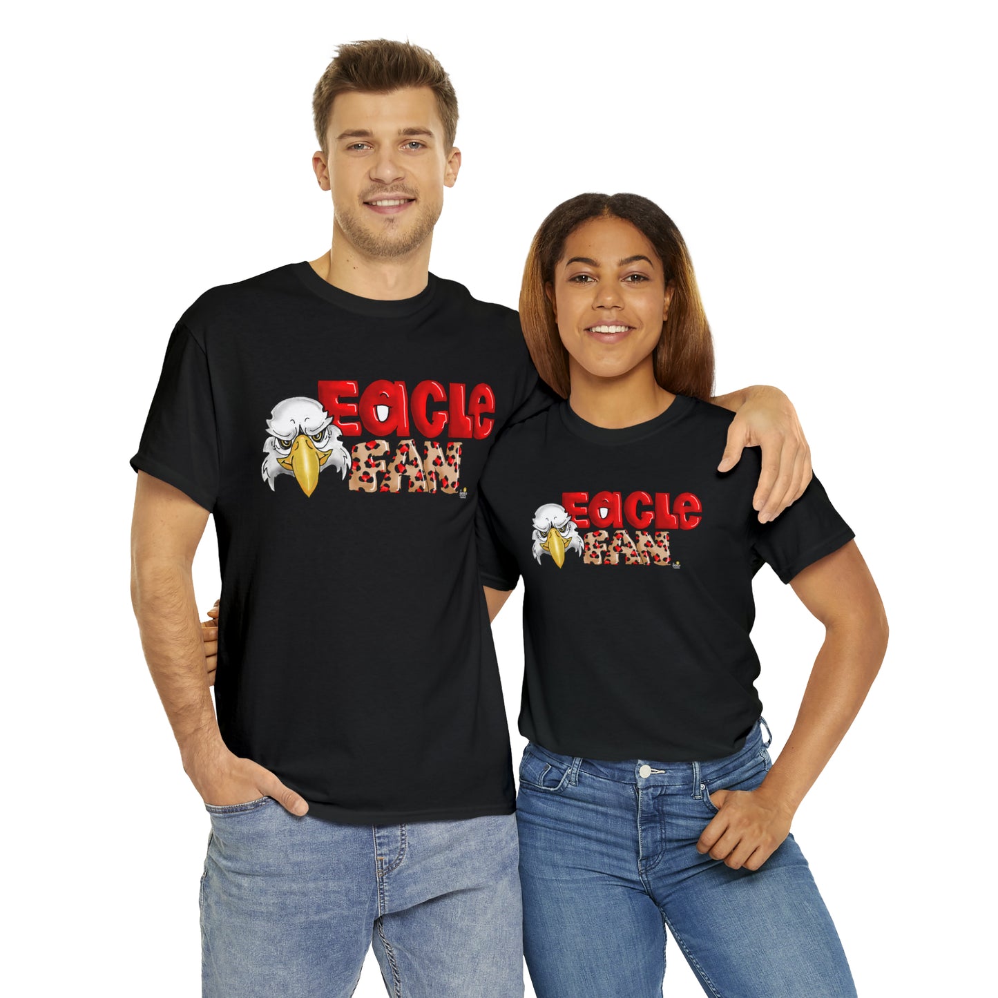 Eagle Fan (cheetah) Tshirt by The Giggle Network created by Laurie Repetto