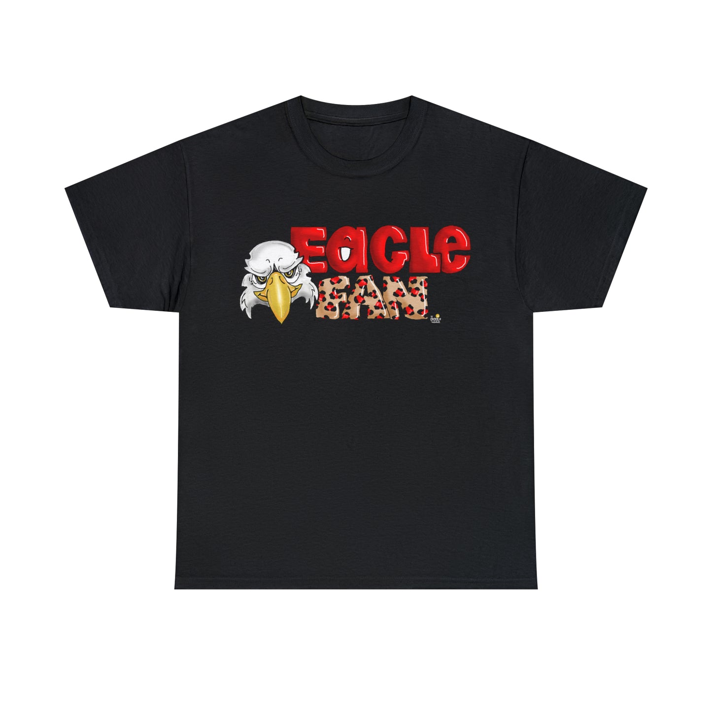 Eagle Fan (cheetah) Tshirt by The Giggle Network created by Laurie Repetto