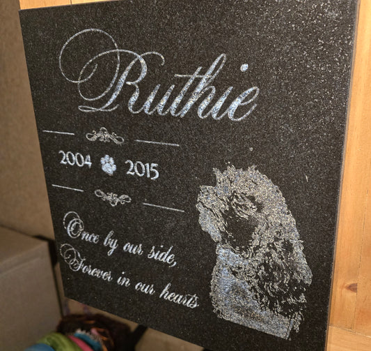 Pet Memorials in Granite or Marble