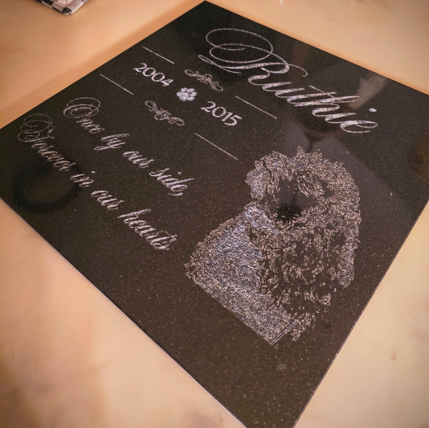 Pet Memorials in Granite or Marble