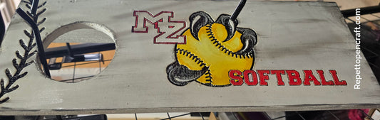 MountZion Softball Footrest for Chain Link