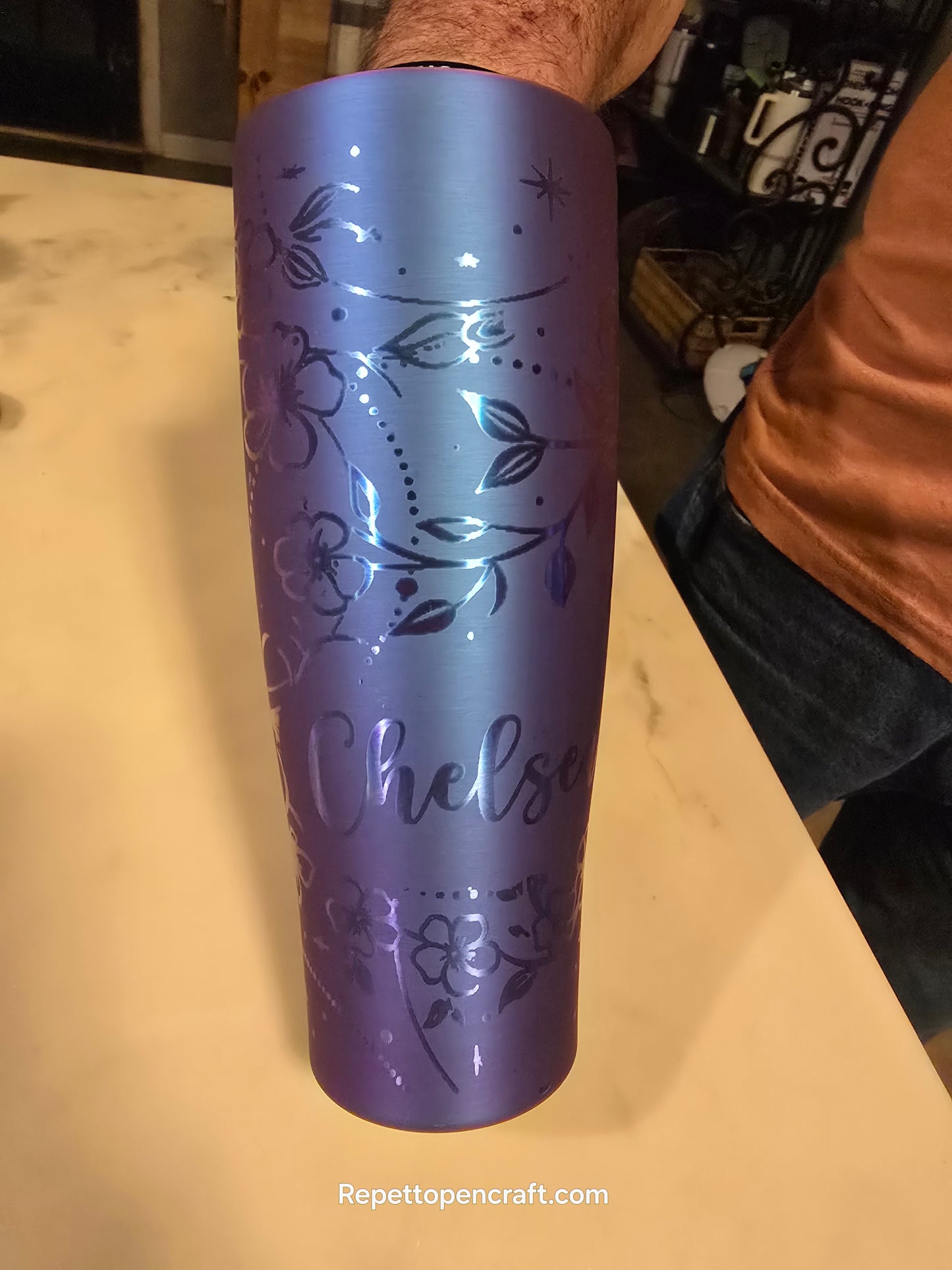 Tumbler Engraving- Full Wrap  Engraving