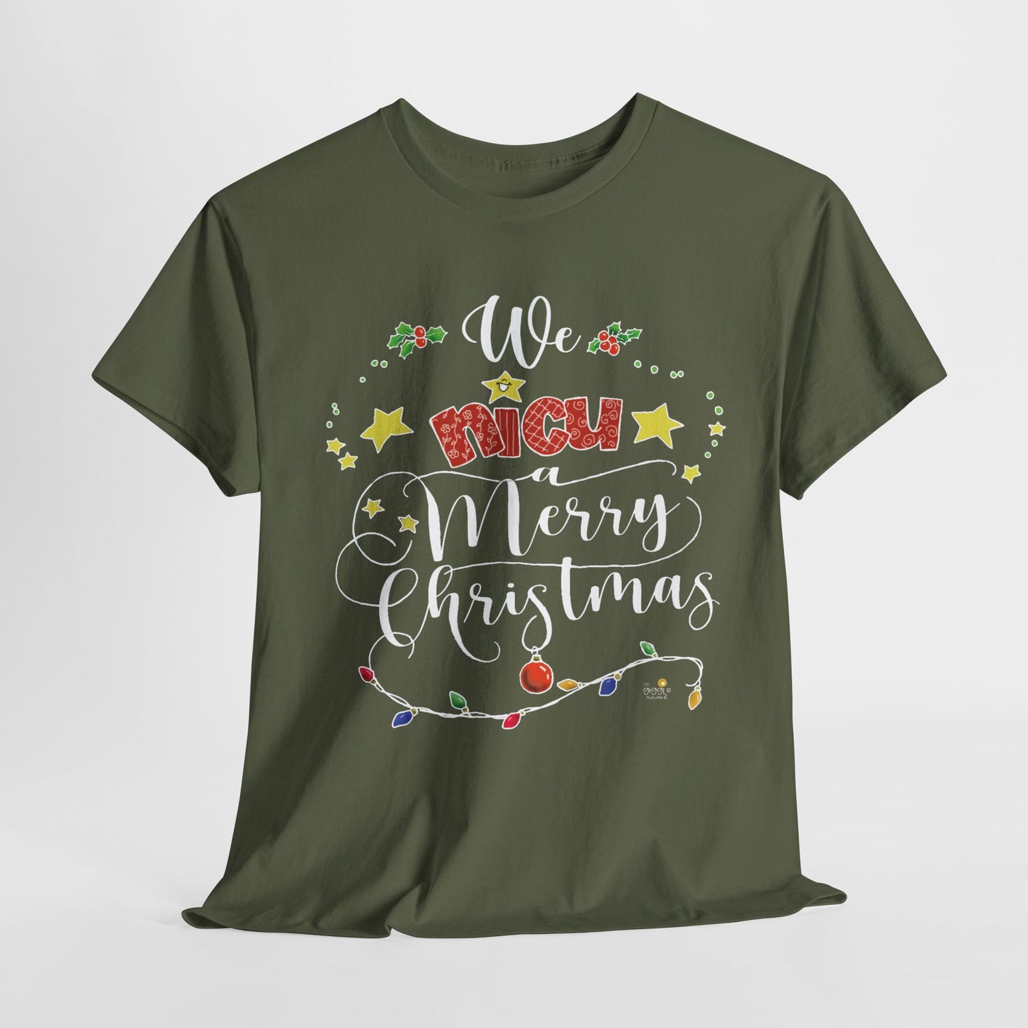 We NICU a Merry CHristmas (white lettering) by The Giggle Network