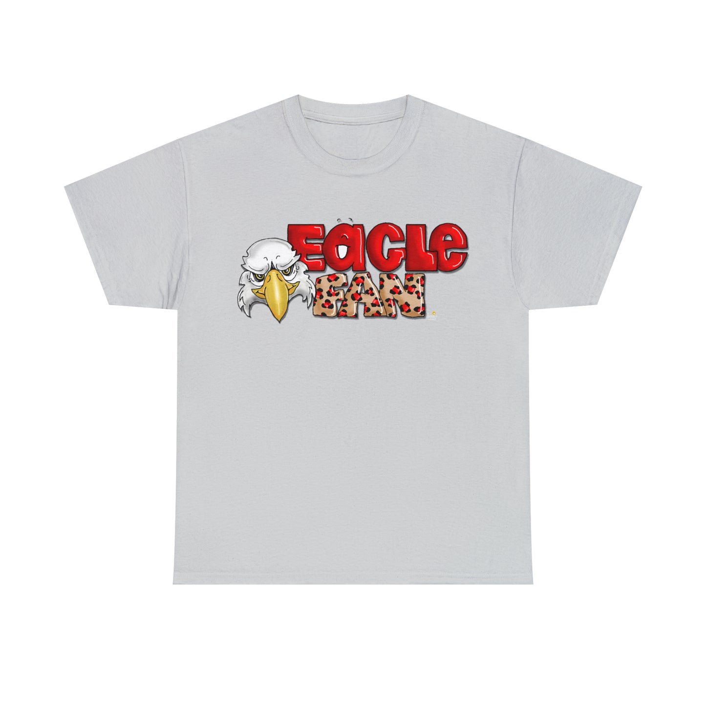 Eagle Fan (cheetah) Tshirt by The Giggle Network created by Laurie Repetto