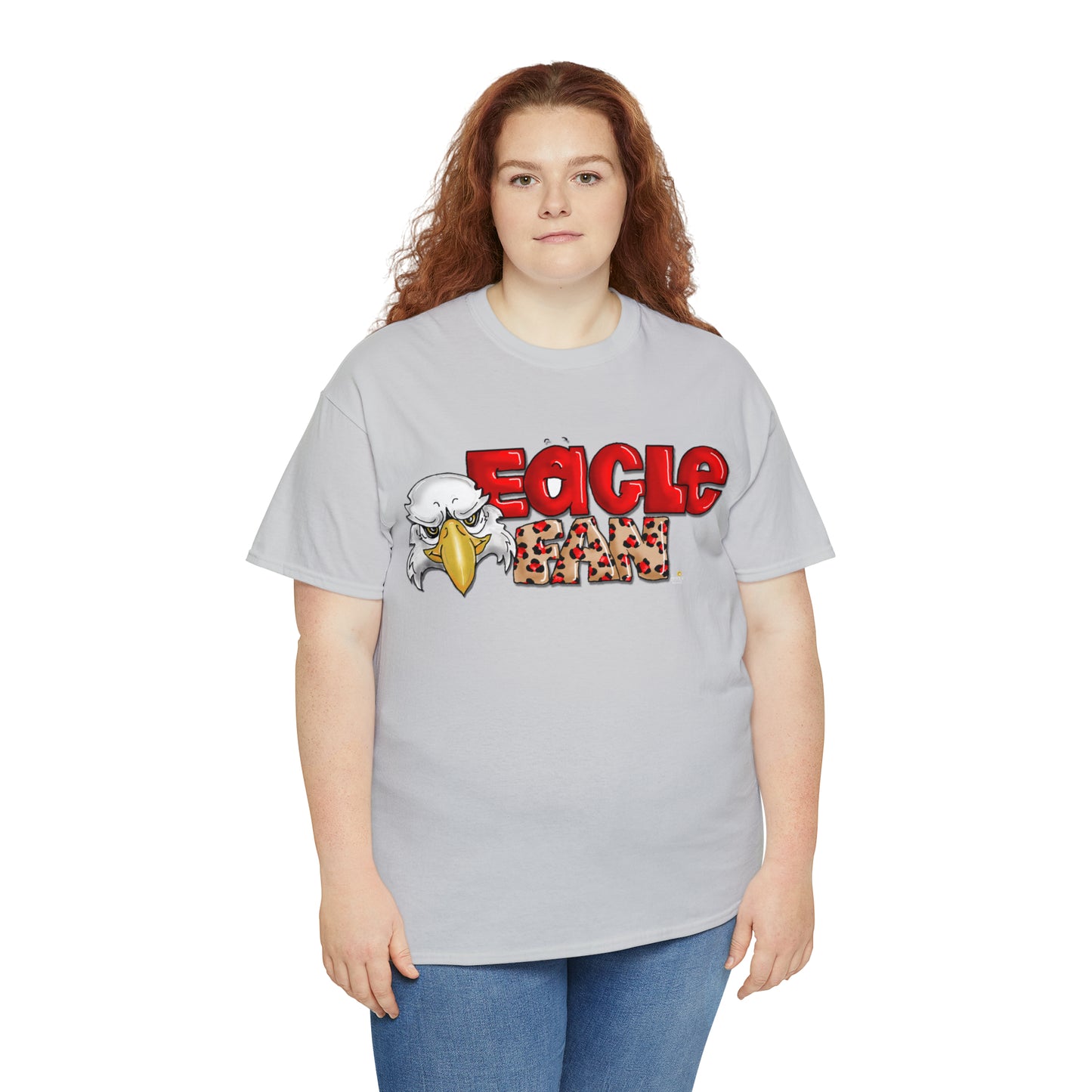 Eagle Fan (cheetah) Tshirt by The Giggle Network created by Laurie Repetto