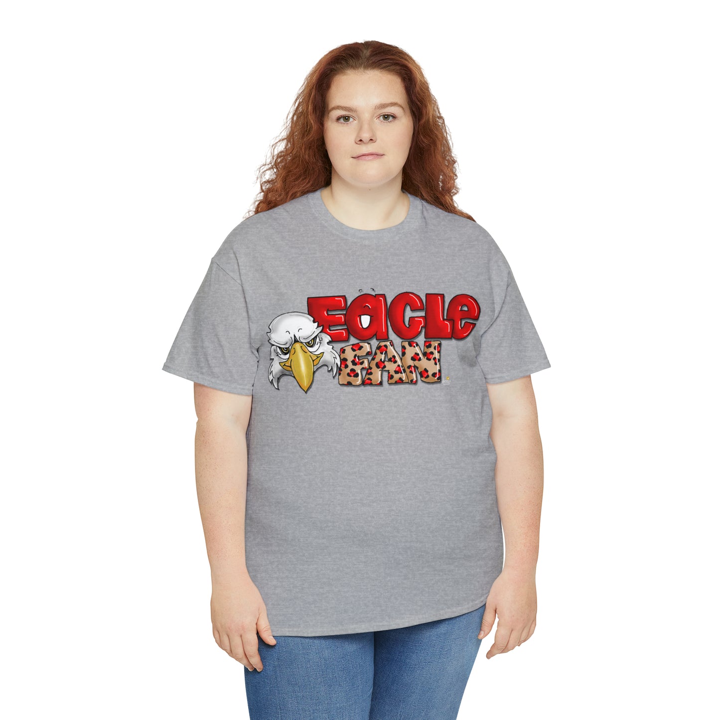 Eagle Fan (cheetah) Tshirt by The Giggle Network created by Laurie Repetto