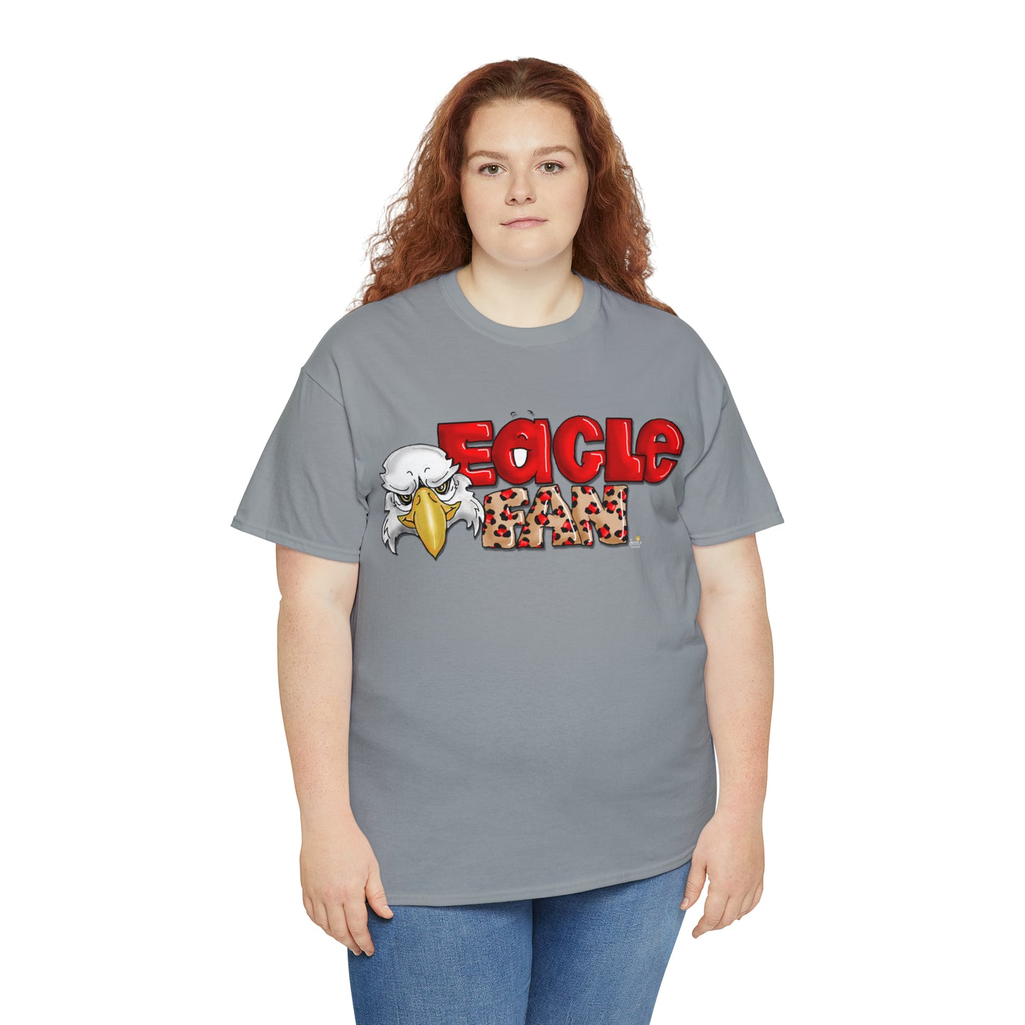 Eagle Fan (cheetah) Tshirt by The Giggle Network created by Laurie Repetto