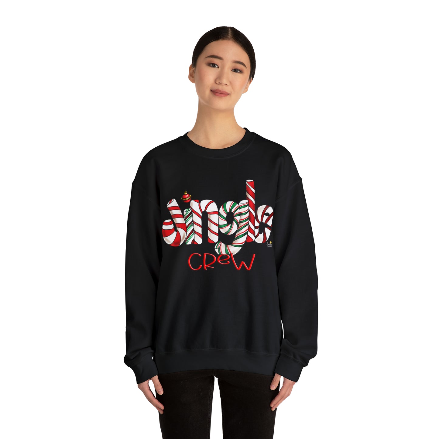 Everybody's JINGLE CREW  sweatshirt by The Giggle Network