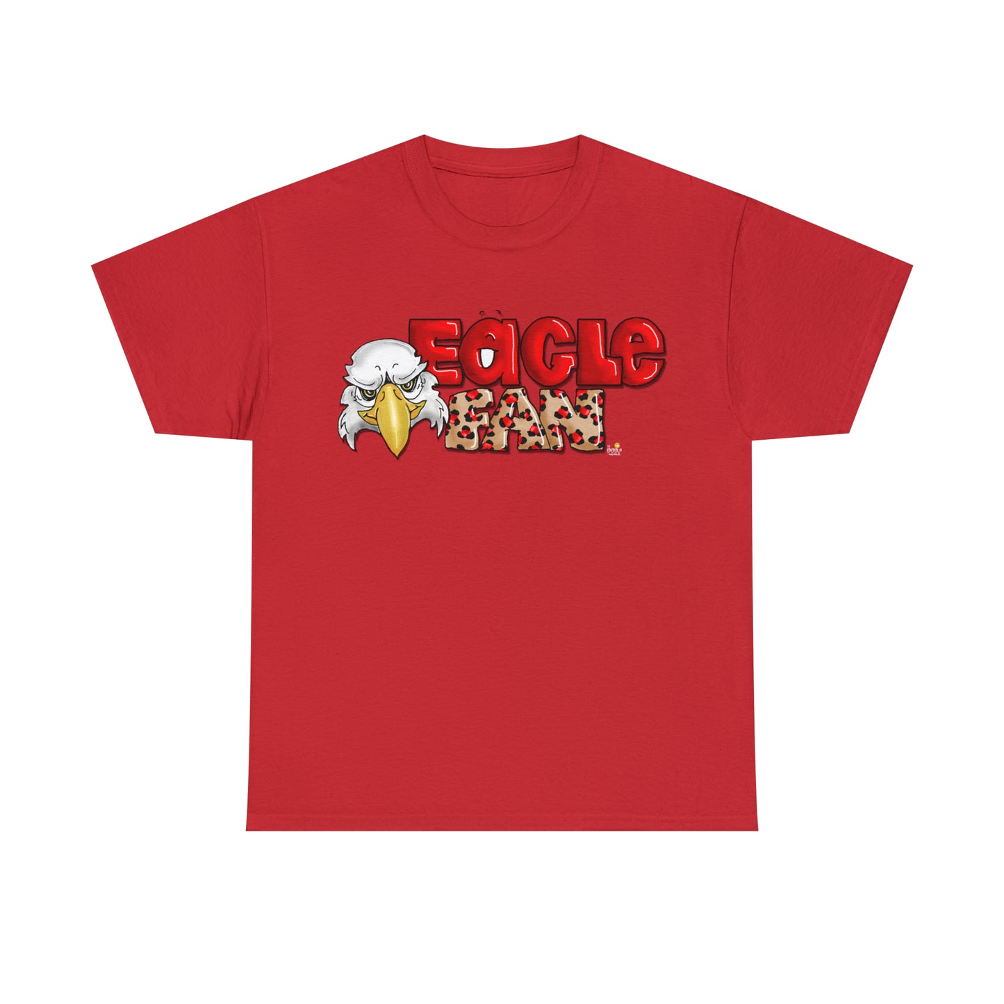 Eagle Fan (cheetah) Tshirt by The Giggle Network created by Laurie Repetto