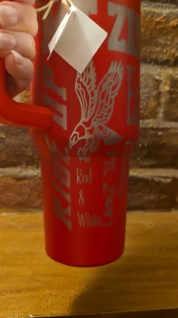 Mount Zion Full Wrap Engraved 40 oz. Tumbler