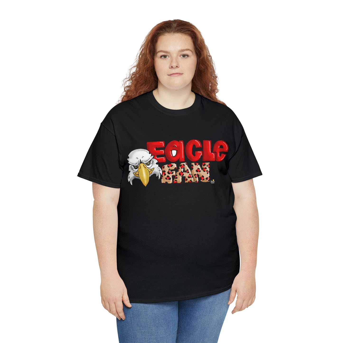Eagle Fan (cheetah) Tshirt by The Giggle Network created by Laurie Repetto