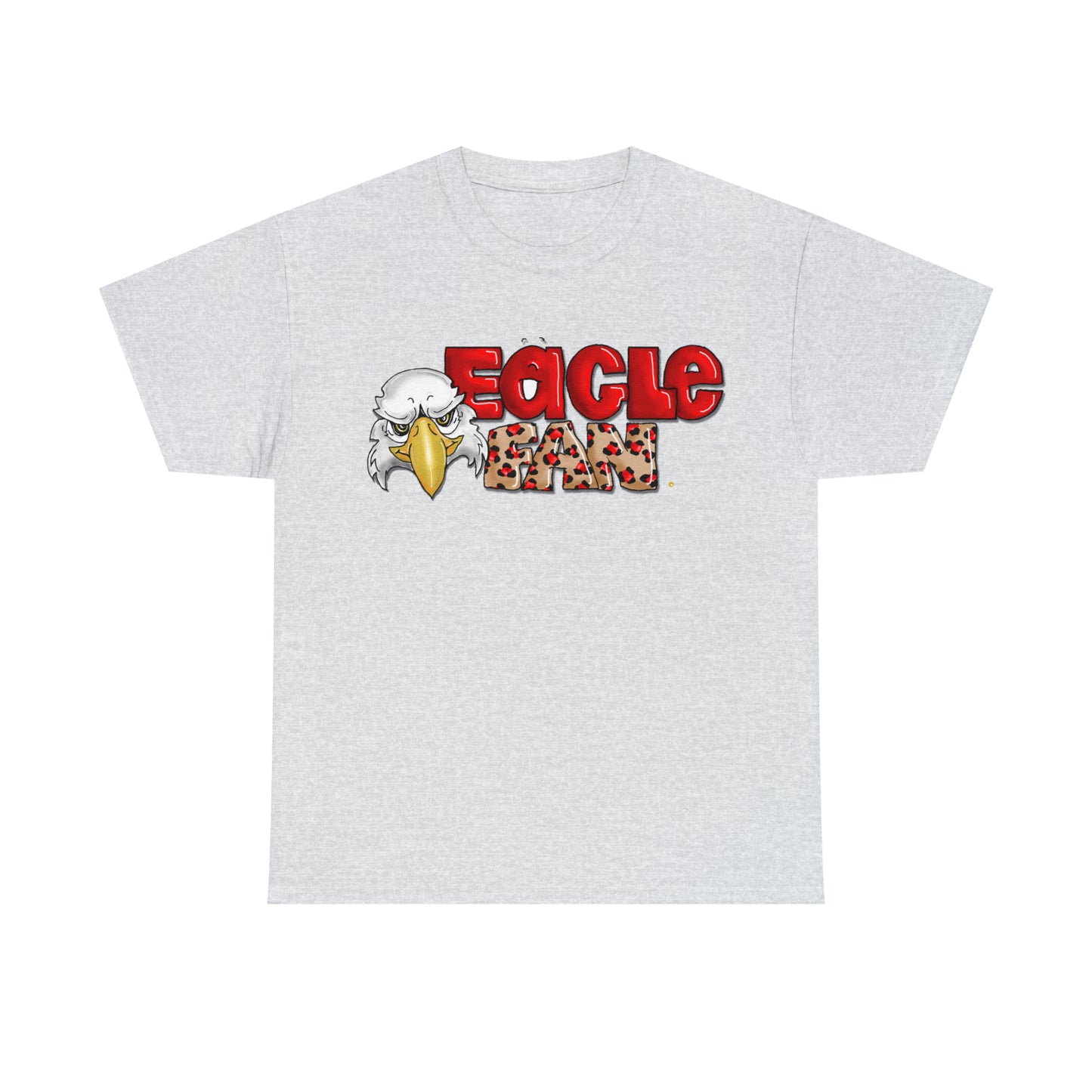 Eagle Fan (cheetah) Tshirt by The Giggle Network created by Laurie Repetto