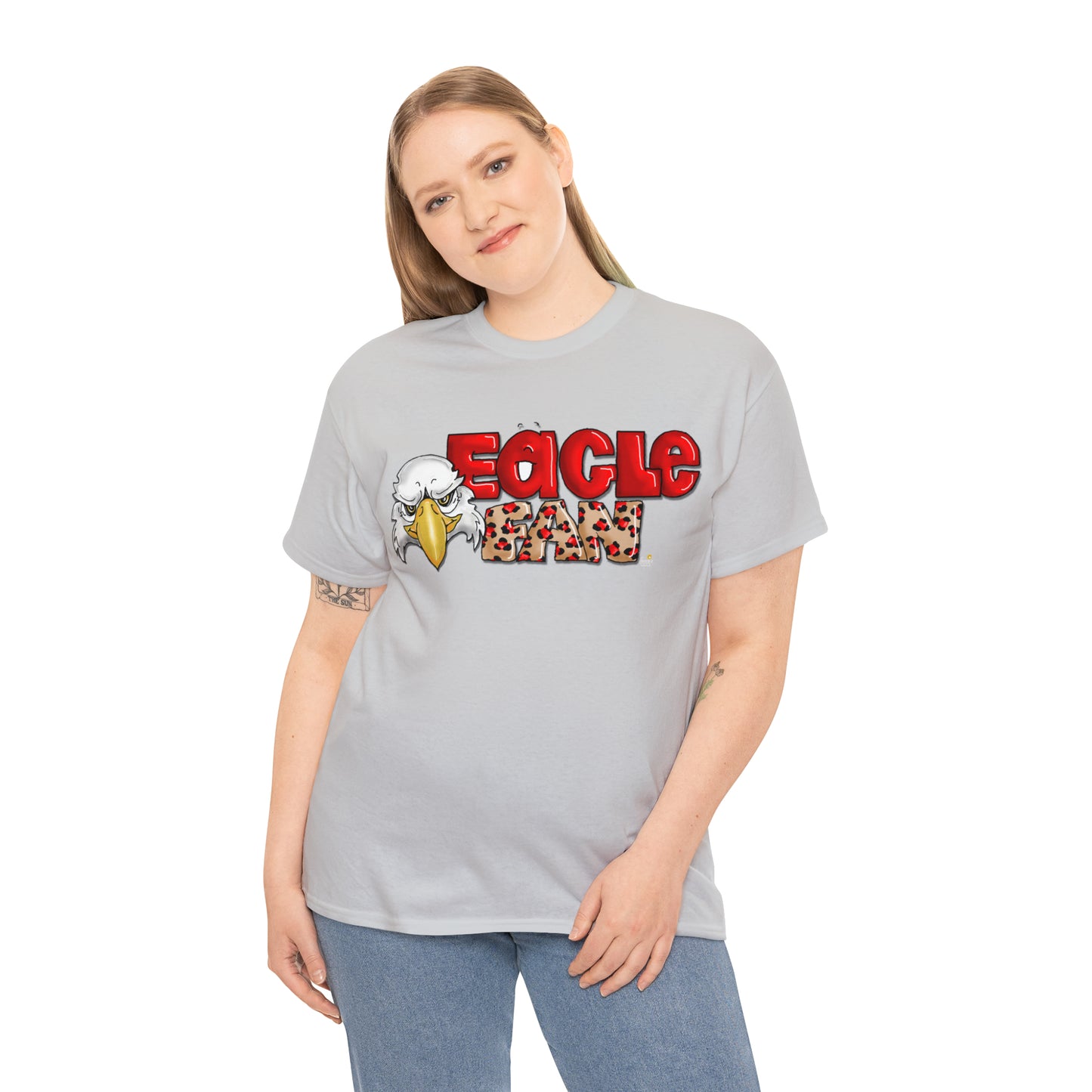 Eagle Fan (cheetah) Tshirt by The Giggle Network created by Laurie Repetto