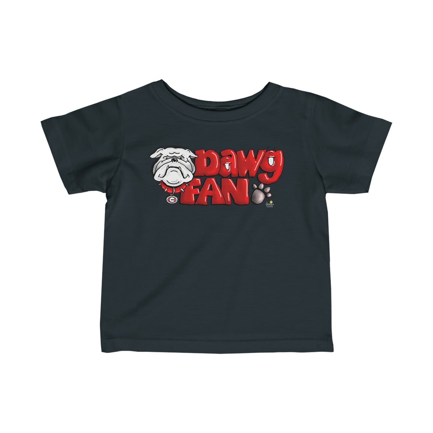 Dawg Fan ( Baby and Toddlers Tshirt) by The Giggle Network illstrated by Laurie Repetto
