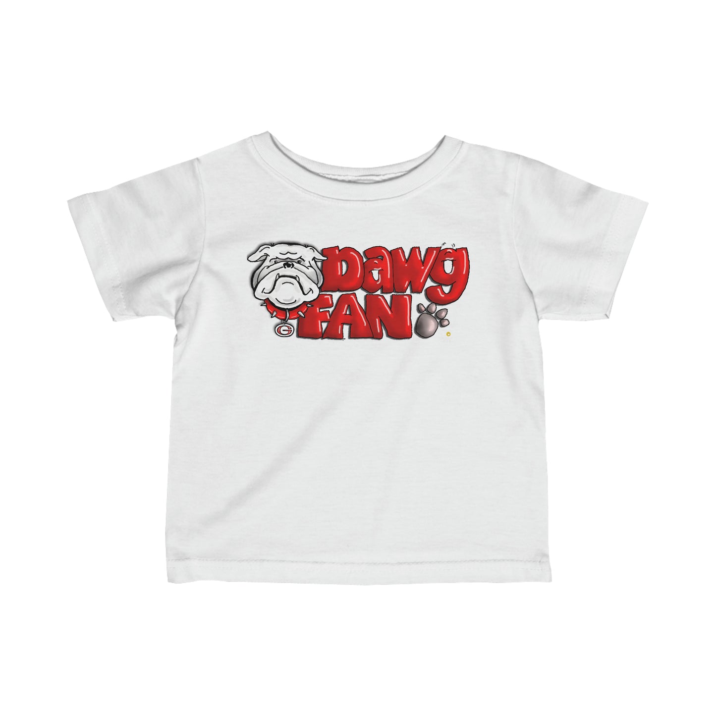 Dawg Fan ( Baby and Toddlers Tshirt) by The Giggle Network illstrated by Laurie Repetto