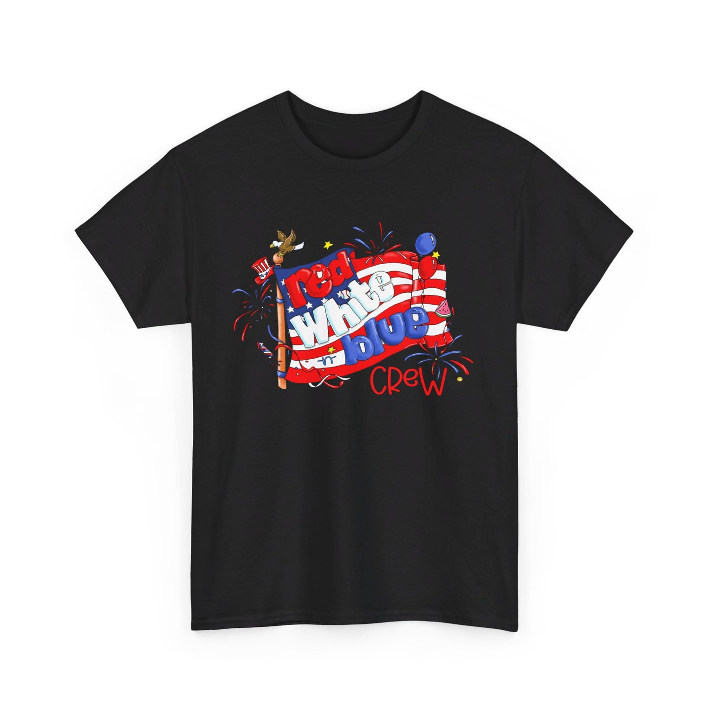 Red White and Blue Crew, July 4 Tshirts, Independence Day Tshirt,  by The Giggle Network