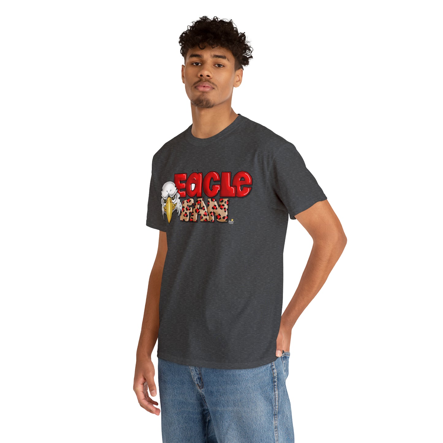 Eagle Fan (cheetah) Tshirt by The Giggle Network created by Laurie Repetto