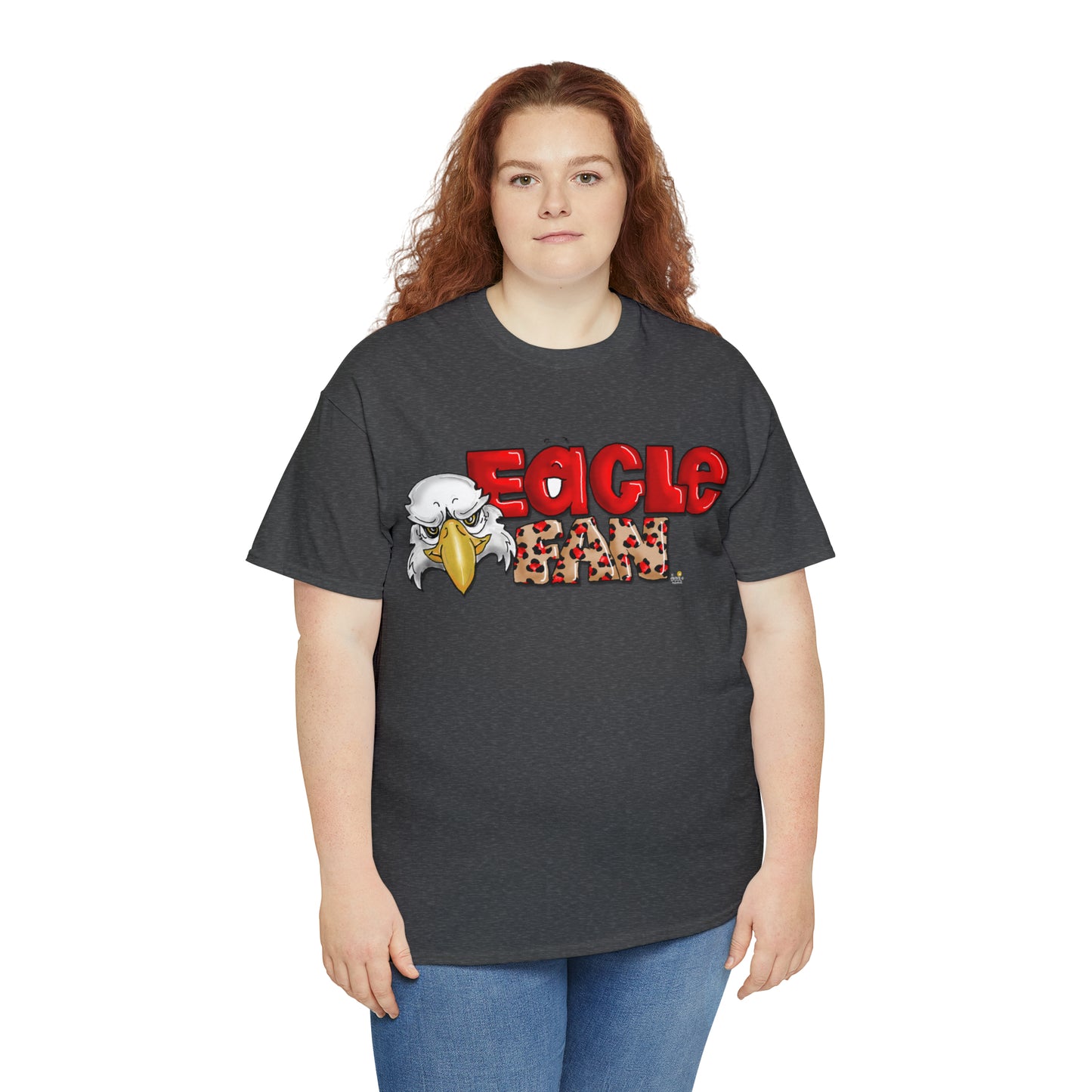 Eagle Fan (cheetah) Tshirt by The Giggle Network created by Laurie Repetto
