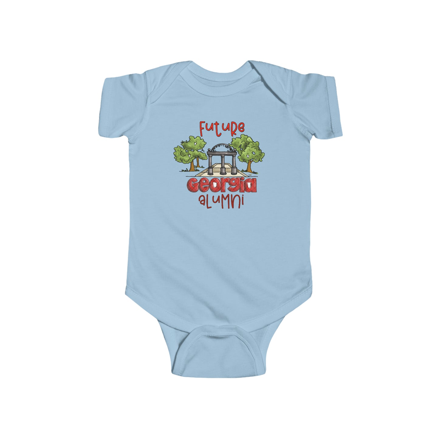 Infant Onesie Future UGA Alumni, university of georgia by the Giggle Network