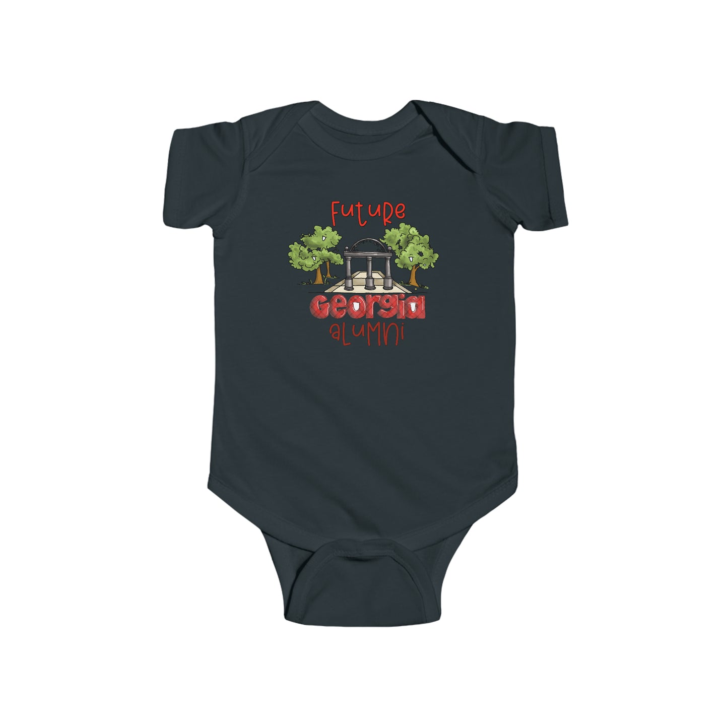 Infant Onesie Future UGA Alumni, university of georgia by the Giggle Network