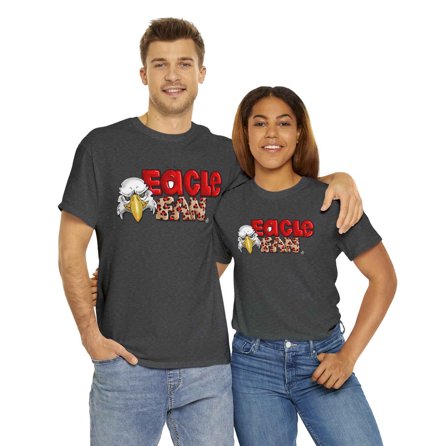 Eagle Fan (cheetah) Tshirt by The Giggle Network created by Laurie Repetto