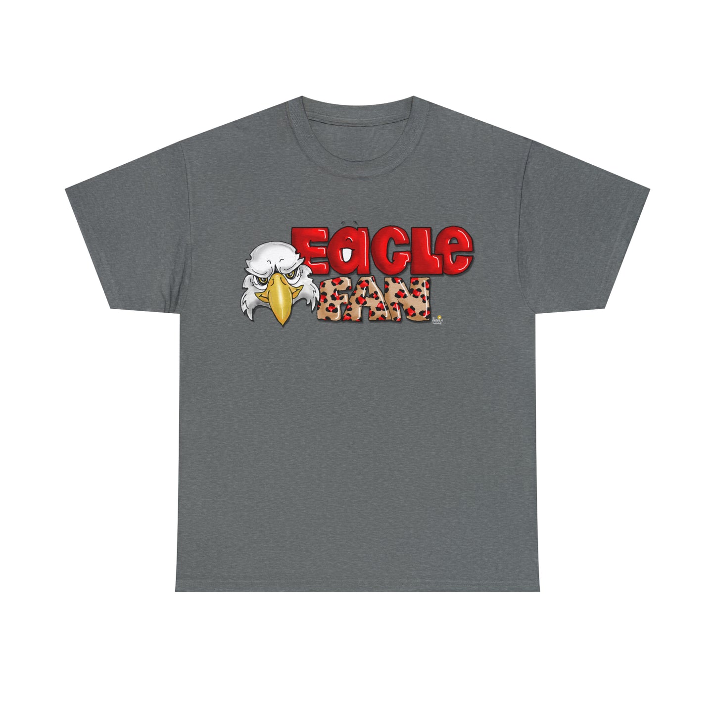 Eagle Fan (cheetah) Tshirt by The Giggle Network created by Laurie Repetto