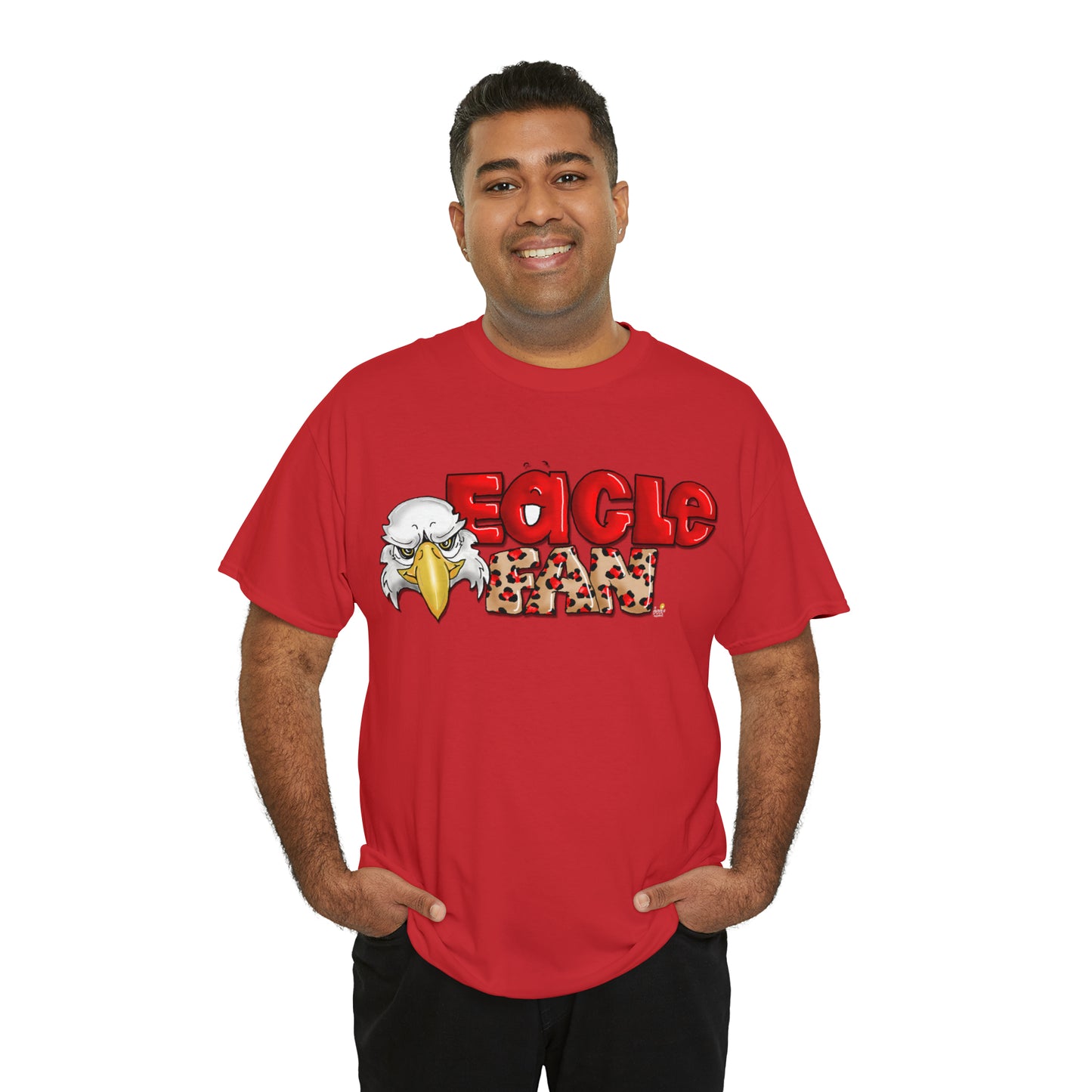 Eagle Fan (cheetah) Tshirt by The Giggle Network created by Laurie Repetto
