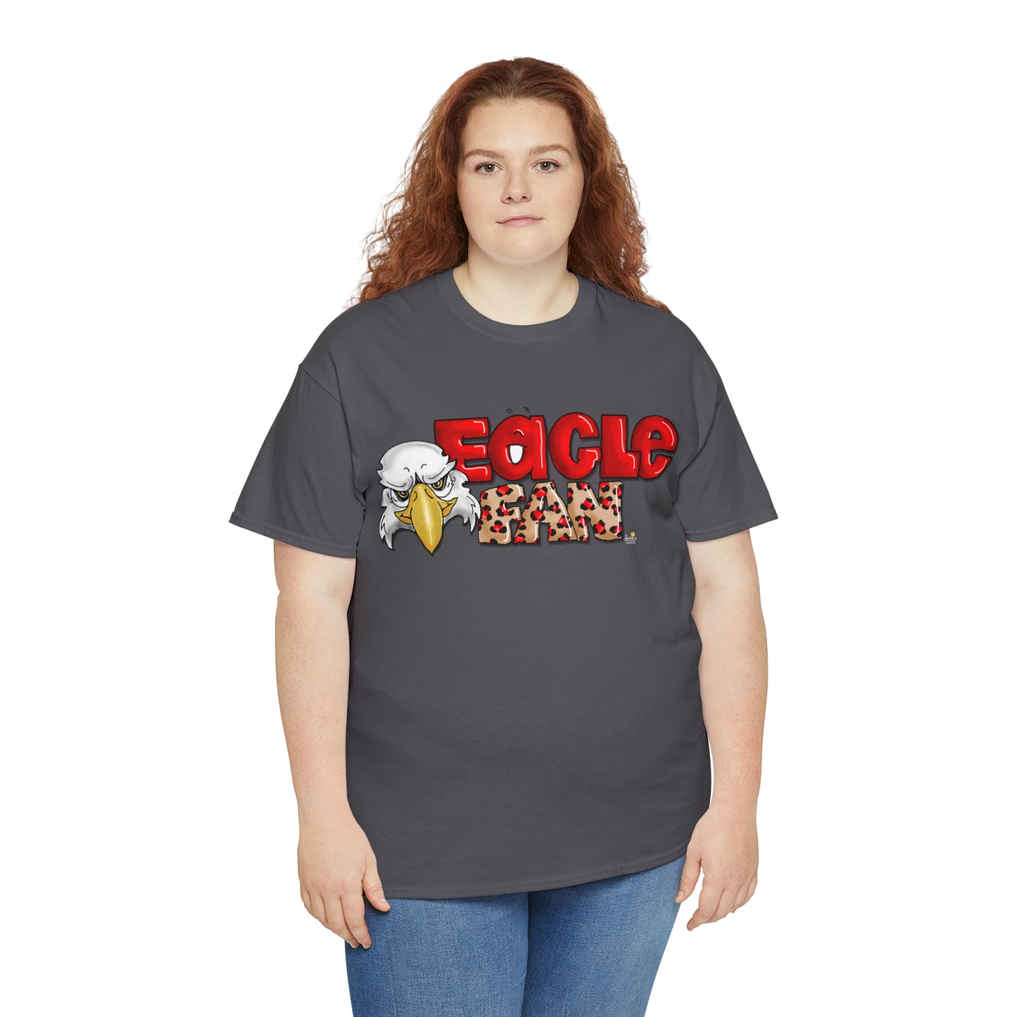 Eagle Fan (cheetah) Tshirt by The Giggle Network created by Laurie Repetto