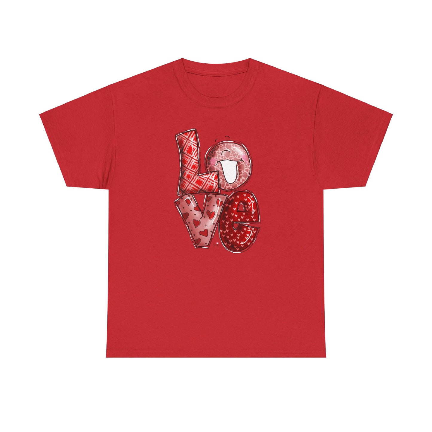 Love TShirt by The Giggle Network. Valentine's Tshirts. Love and hearts tshirt.