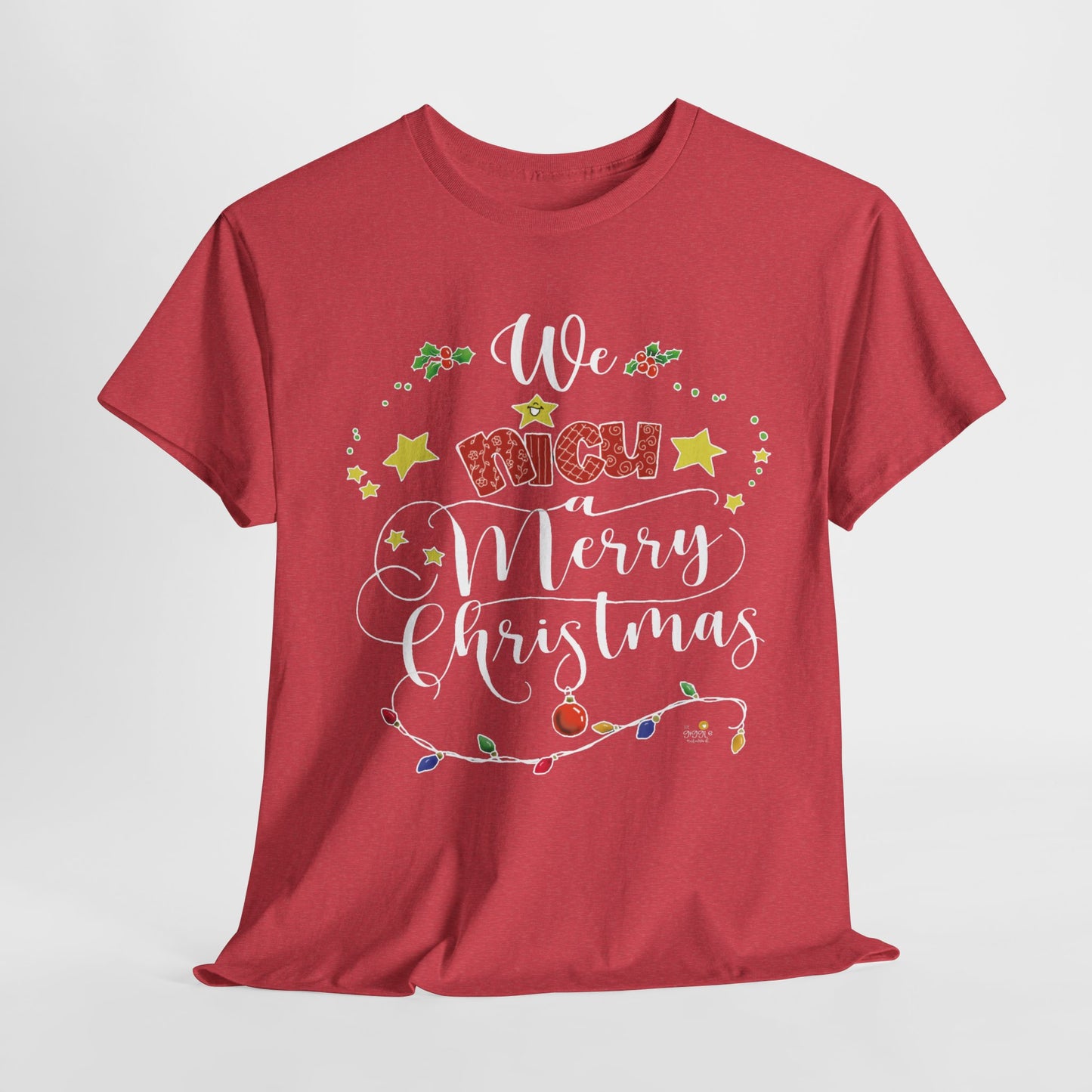 We NICU a Merry CHristmas (white lettering) by The Giggle Network