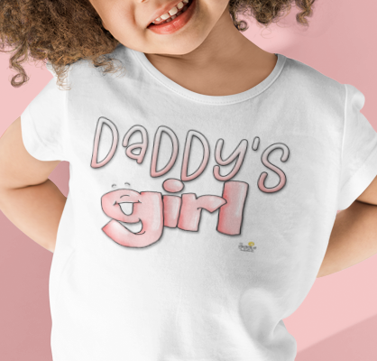 Daddy's girl for toddlers (6m-24M) by The Giggle Network, Big Sister t shirt, Daddy's girl gift, toddler gift, New baby gift
