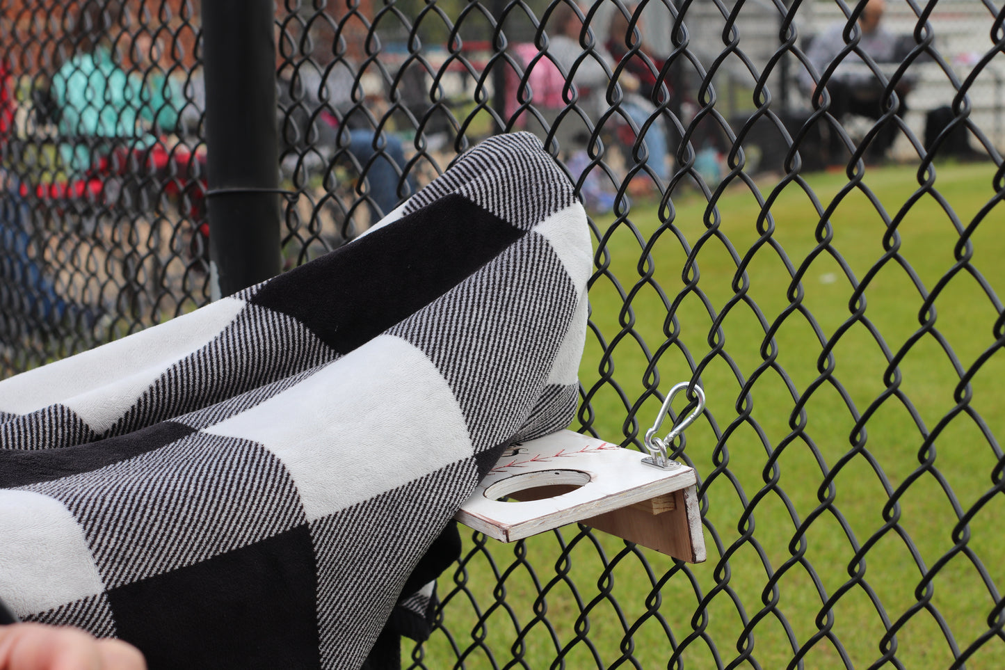 Sports Footrest for Chain Link Fencing and Wagon by RepettoPencraft and Engraving