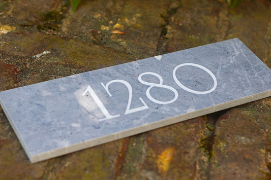 Marble House Number/Address Marker