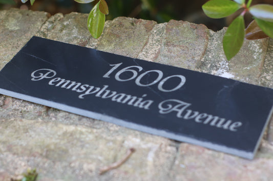 Slate House Number/Address Marker