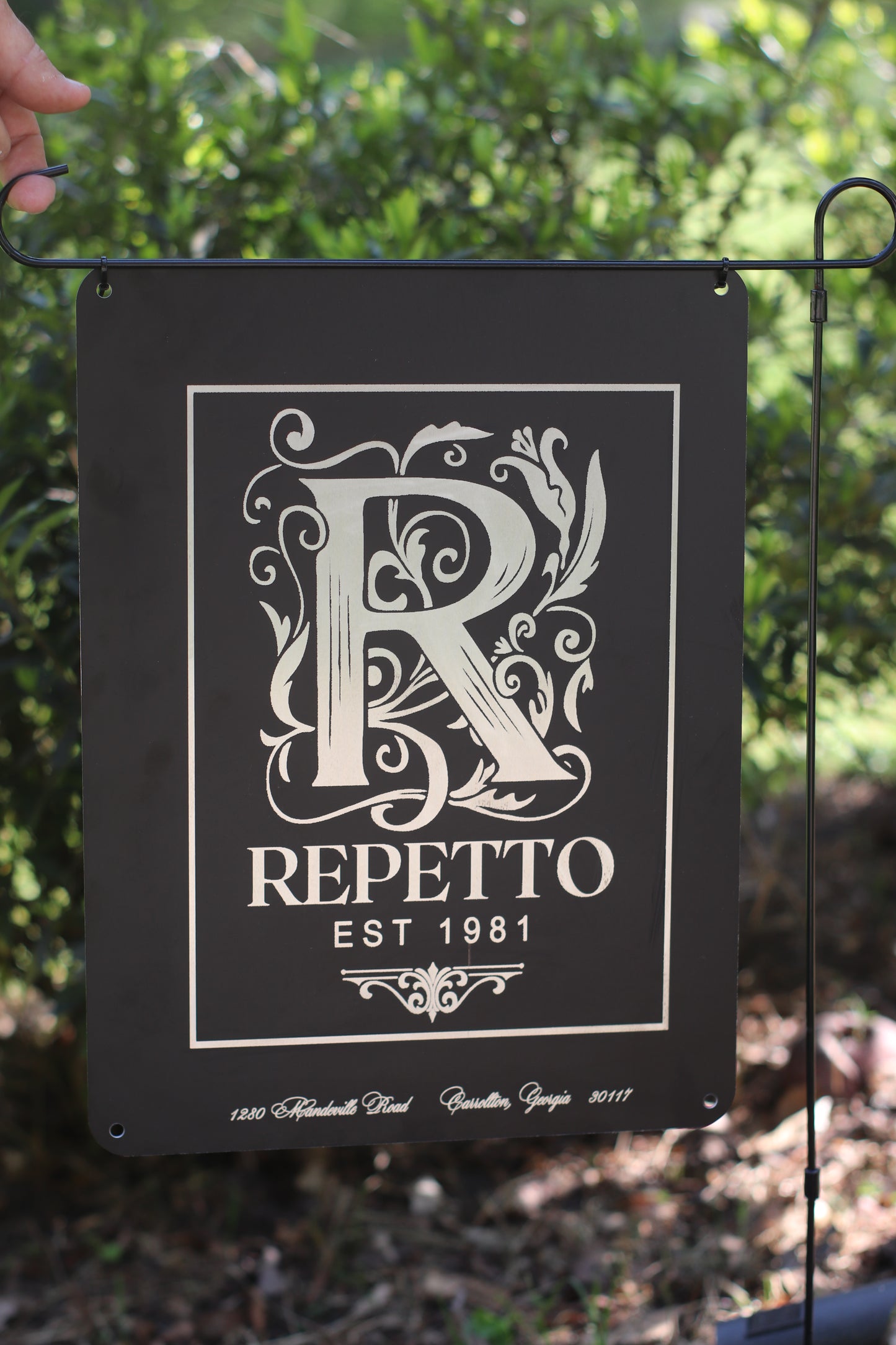 Aluminum Garden Flag/Sign