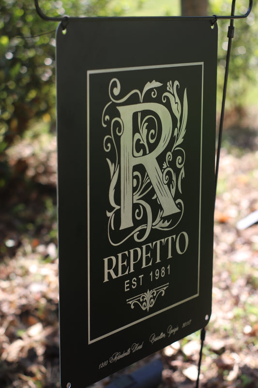 Aluminum Garden Flag/Sign