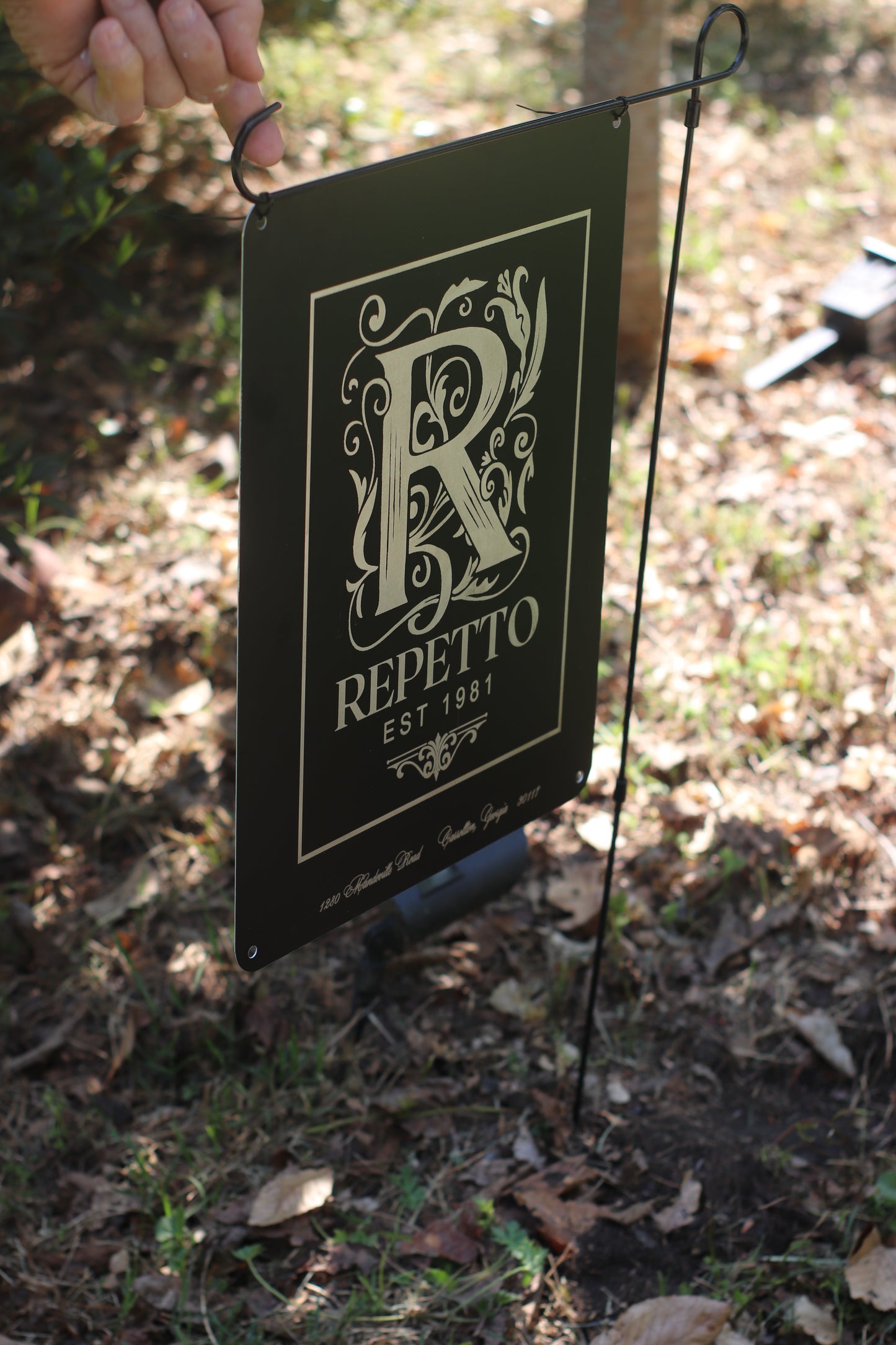 Aluminum Garden Flag/Sign
