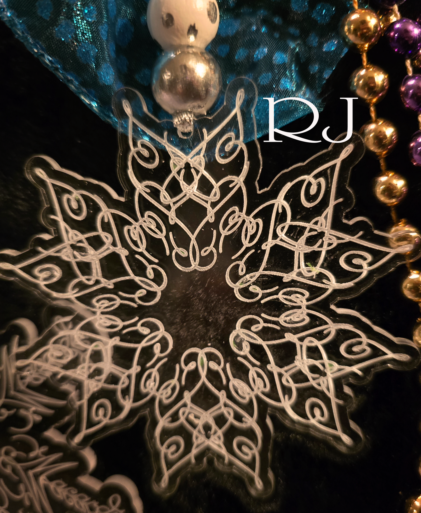 Snowflake Name Ornament- Acrylic