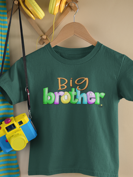 Big Brother Tshirt 2t-5t by The Giggle Network, Big Brother Gift, New Big Brother