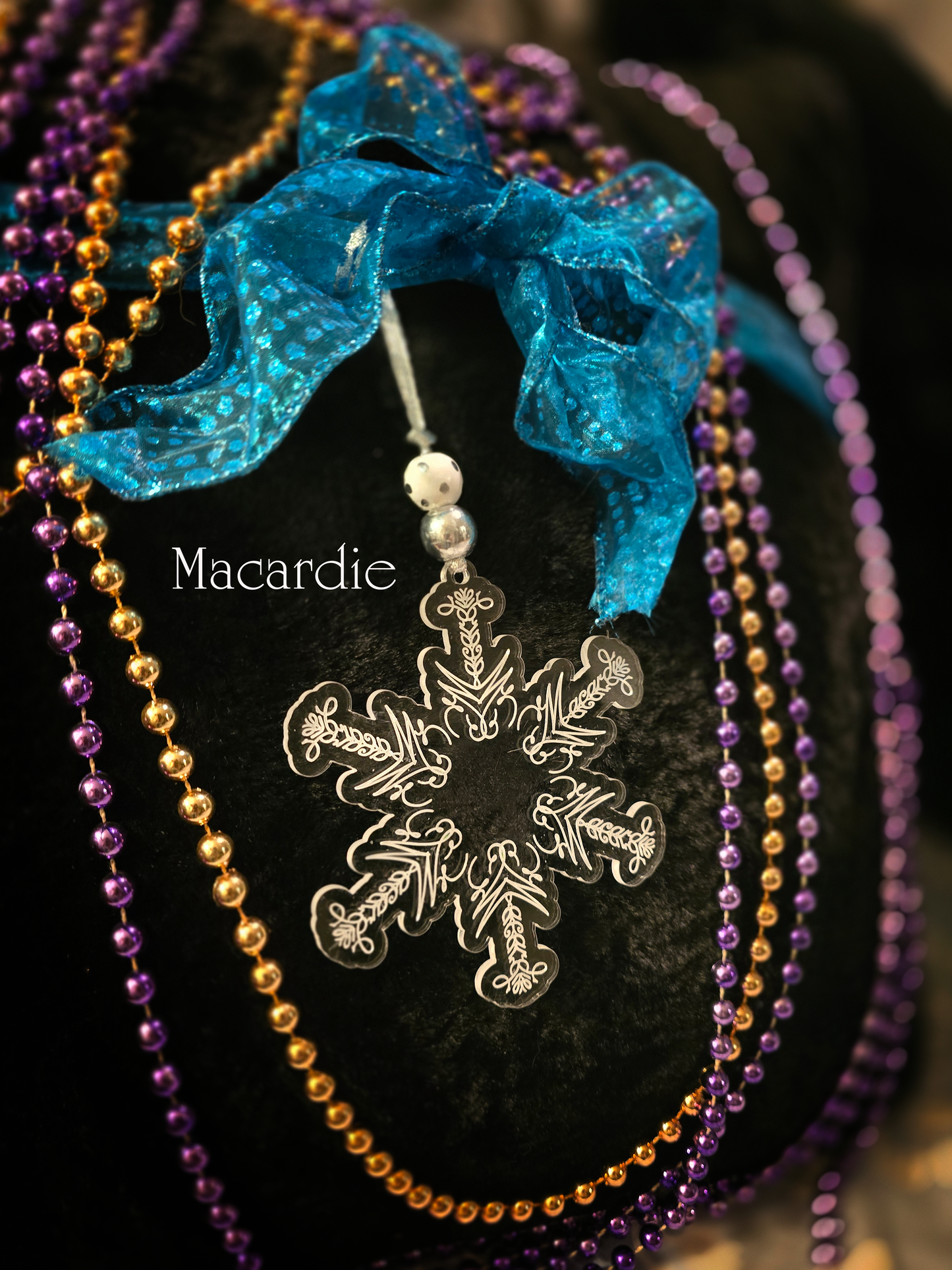 Snowflake Name Ornament- Acrylic