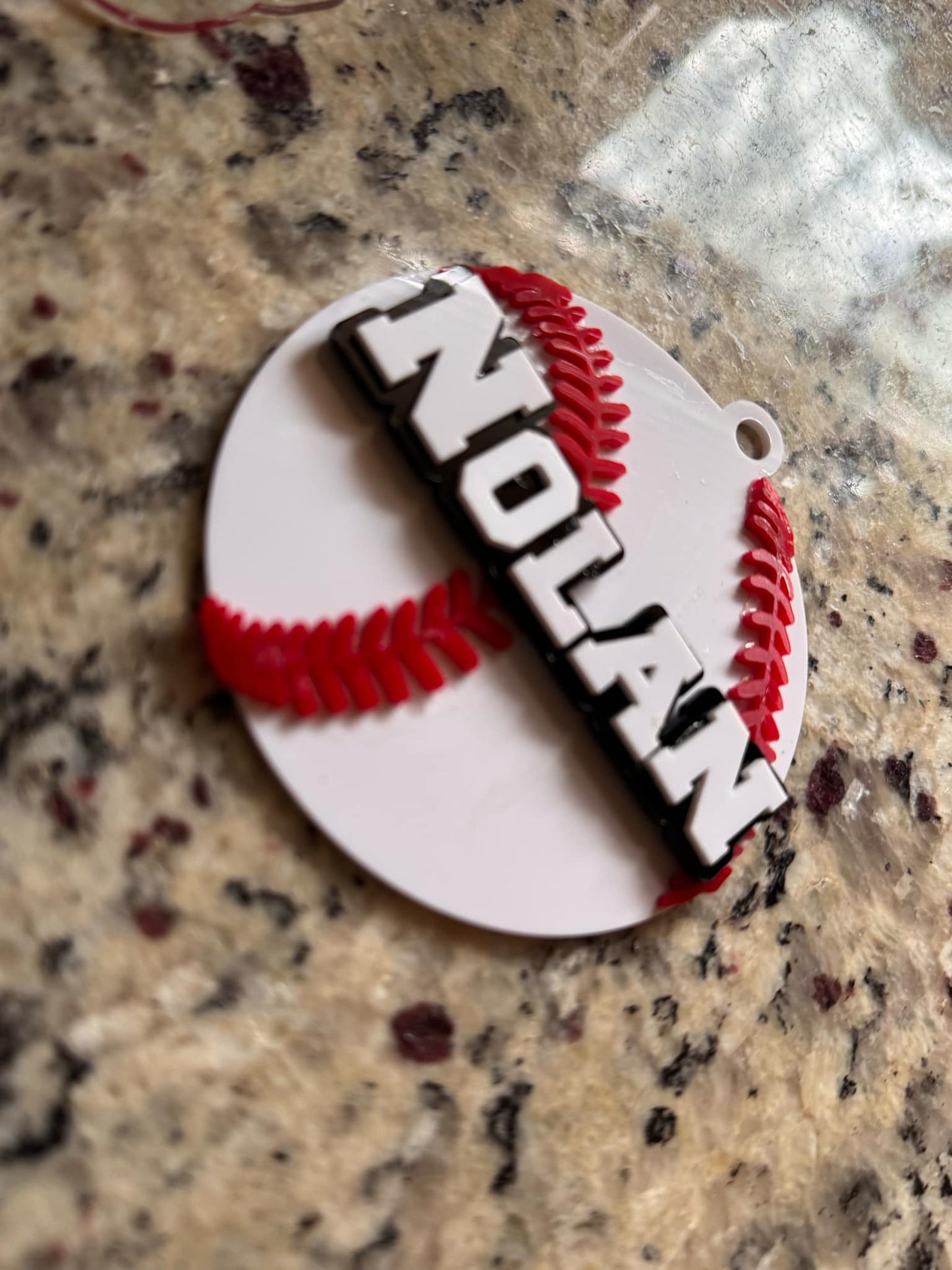 Baseball Bag Tag