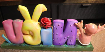 Rocker Baby with NICU 3D printed Sign Spring Desk