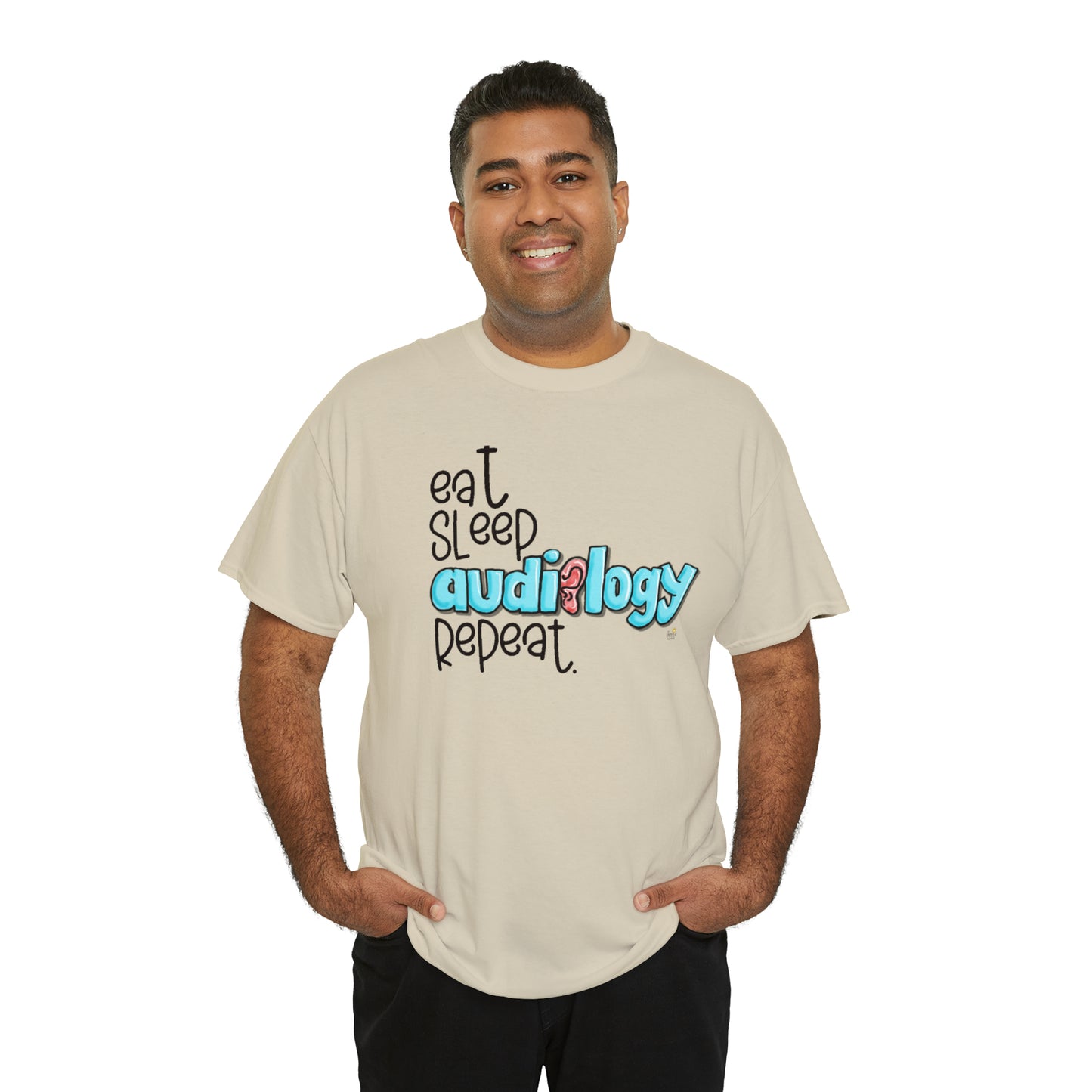 Eat Sleep Audiology Repeat by The Giggle Network created by Laurie Repetto