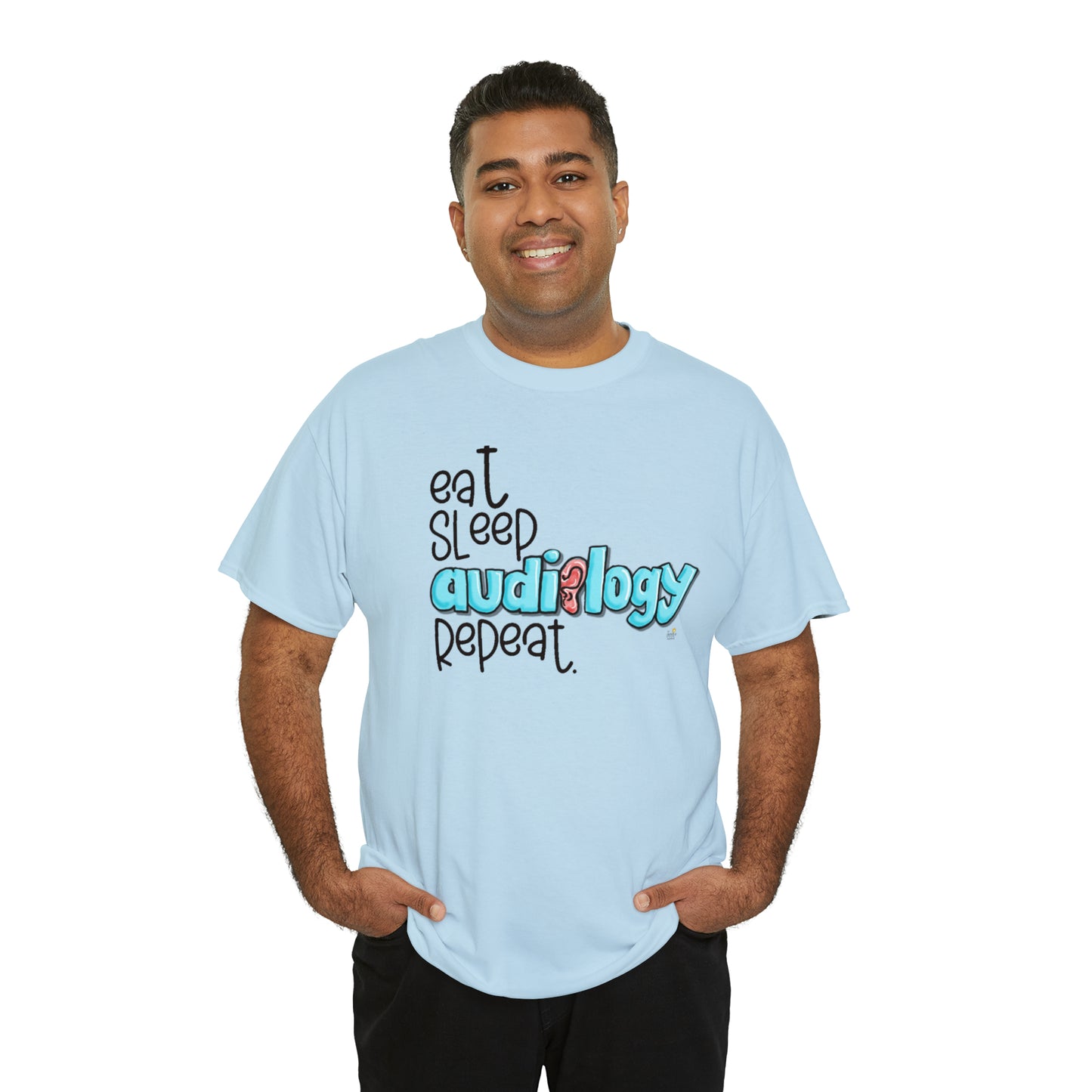 Eat Sleep Audiology Repeat by The Giggle Network created by Laurie Repetto
