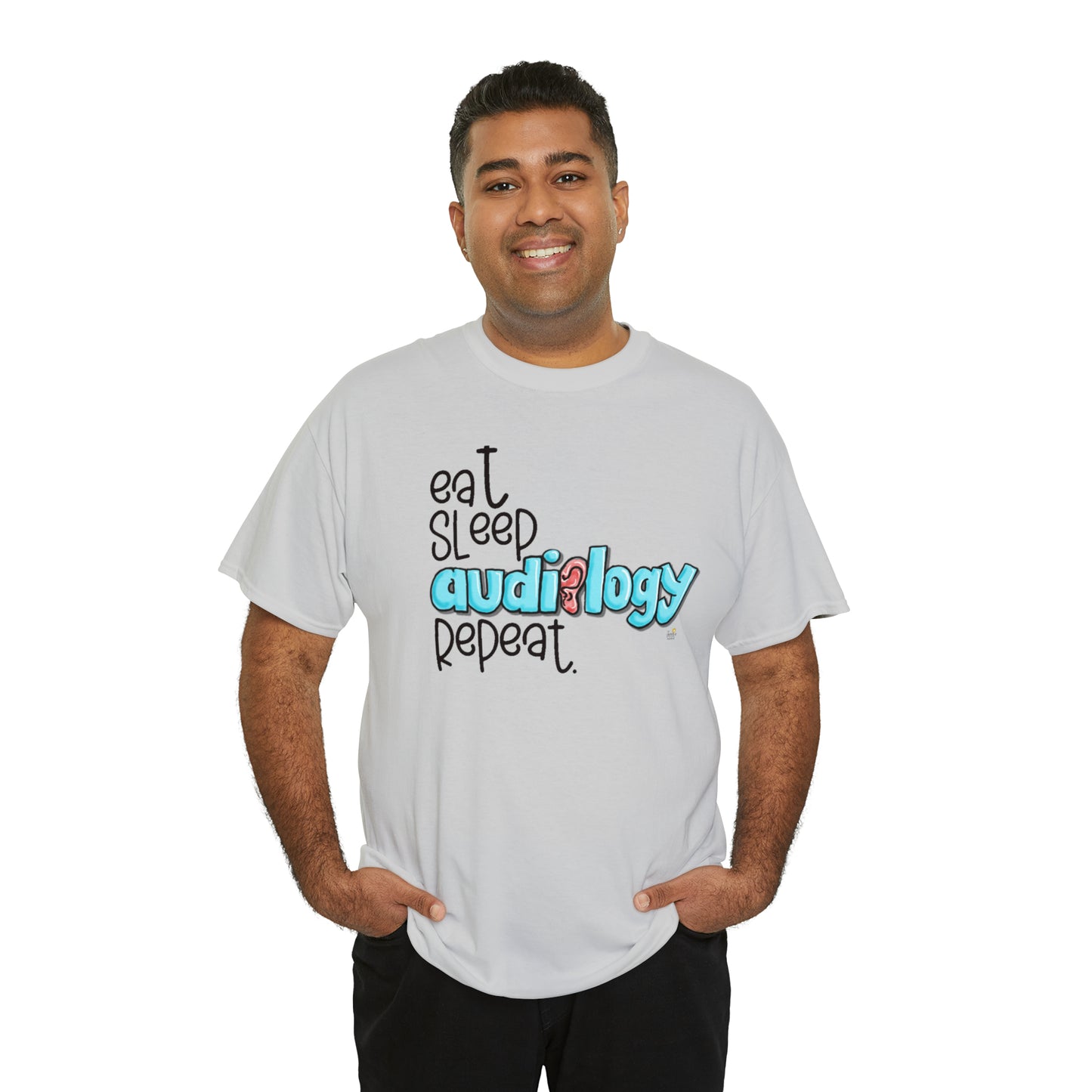 Eat Sleep Audiology Repeat by The Giggle Network created by Laurie Repetto