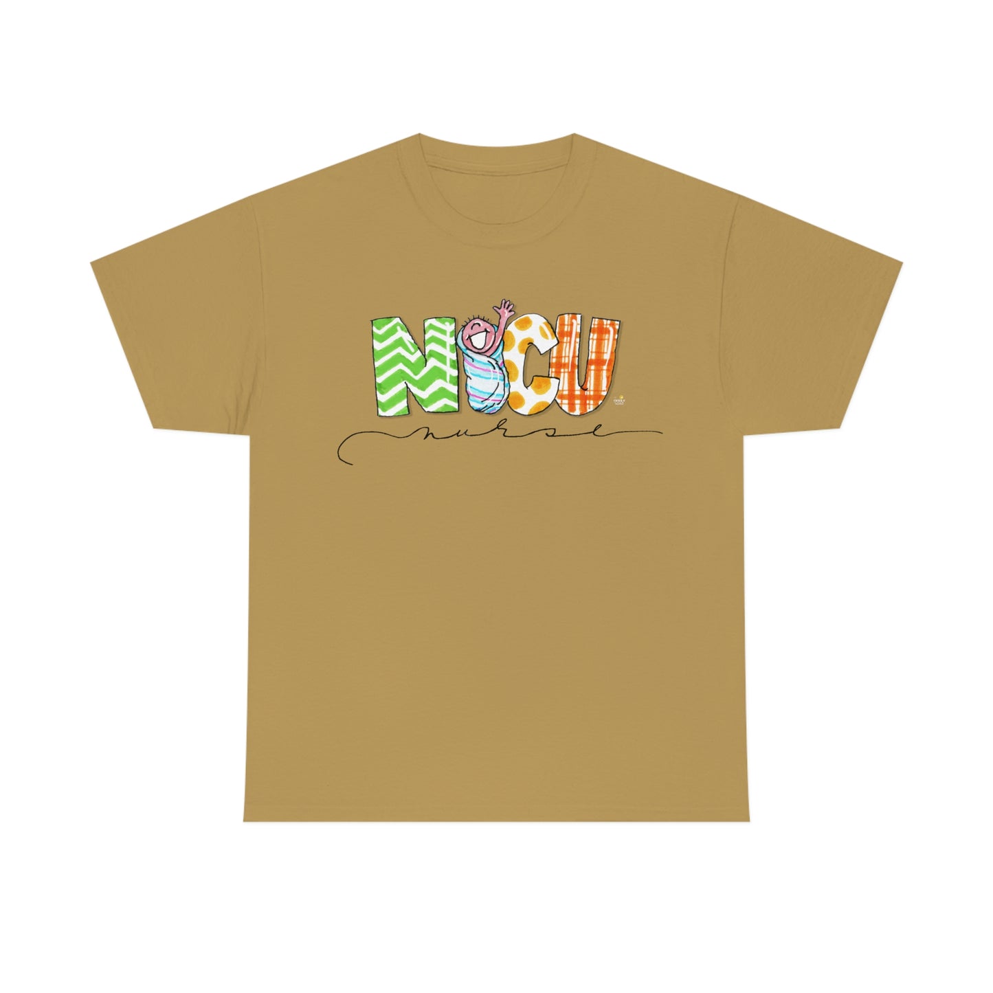 Nicu Nurse w Swaddle from The Giggle Network (TM), NICU Nurse Tshirt, Nicu nurse with baby swaddled, NICU Nurse gift, Nurse Gifts, Nicu Nurse tshirt