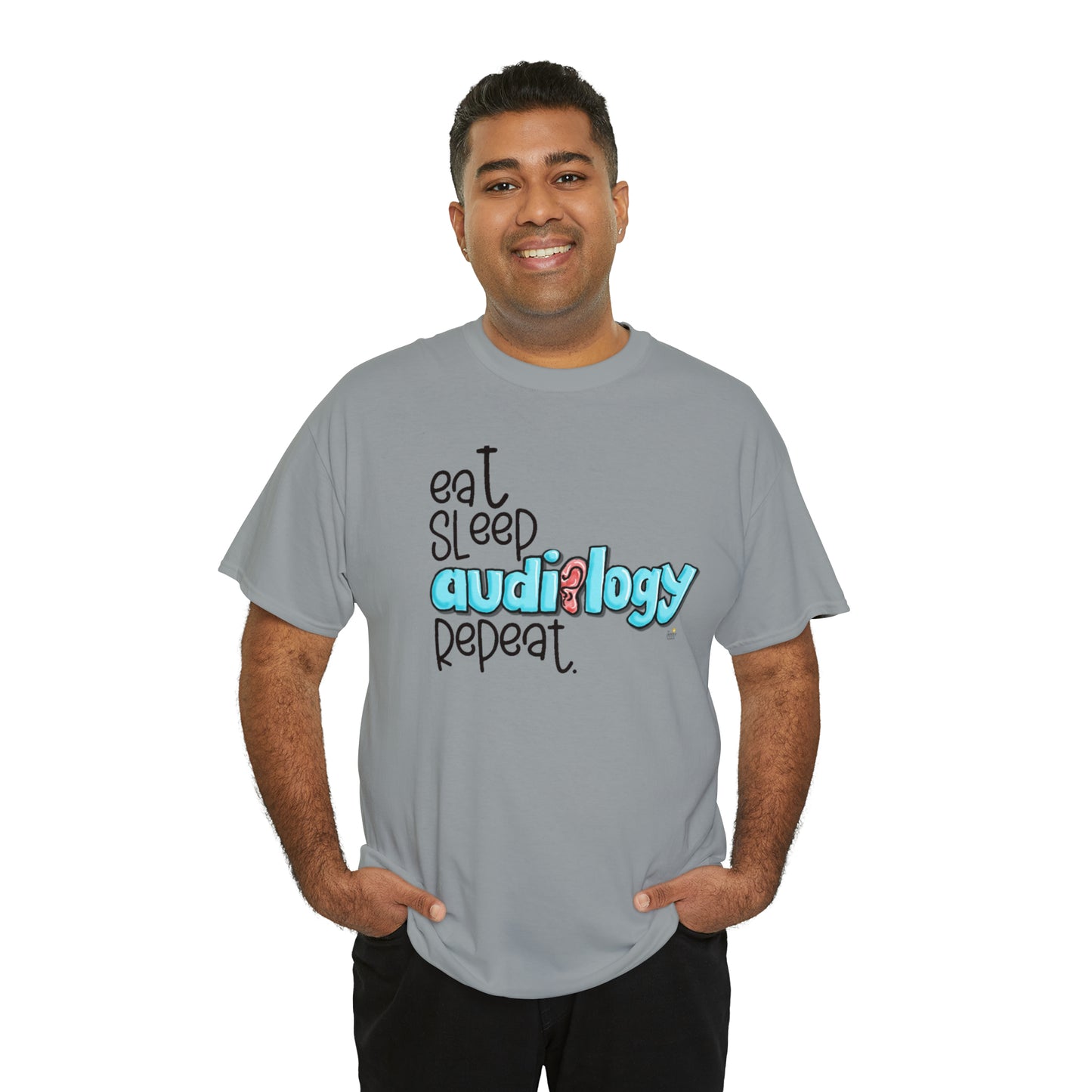Eat Sleep Audiology Repeat by The Giggle Network created by Laurie Repetto