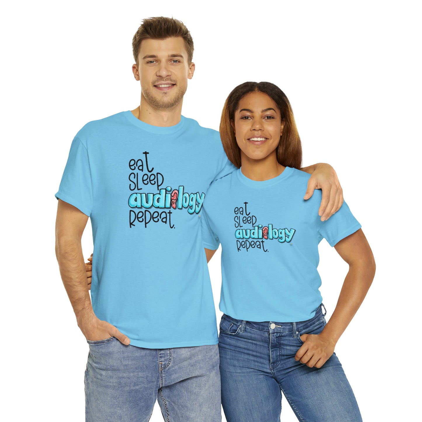 Eat Sleep Audiology Repeat by The Giggle Network created by Laurie Repetto