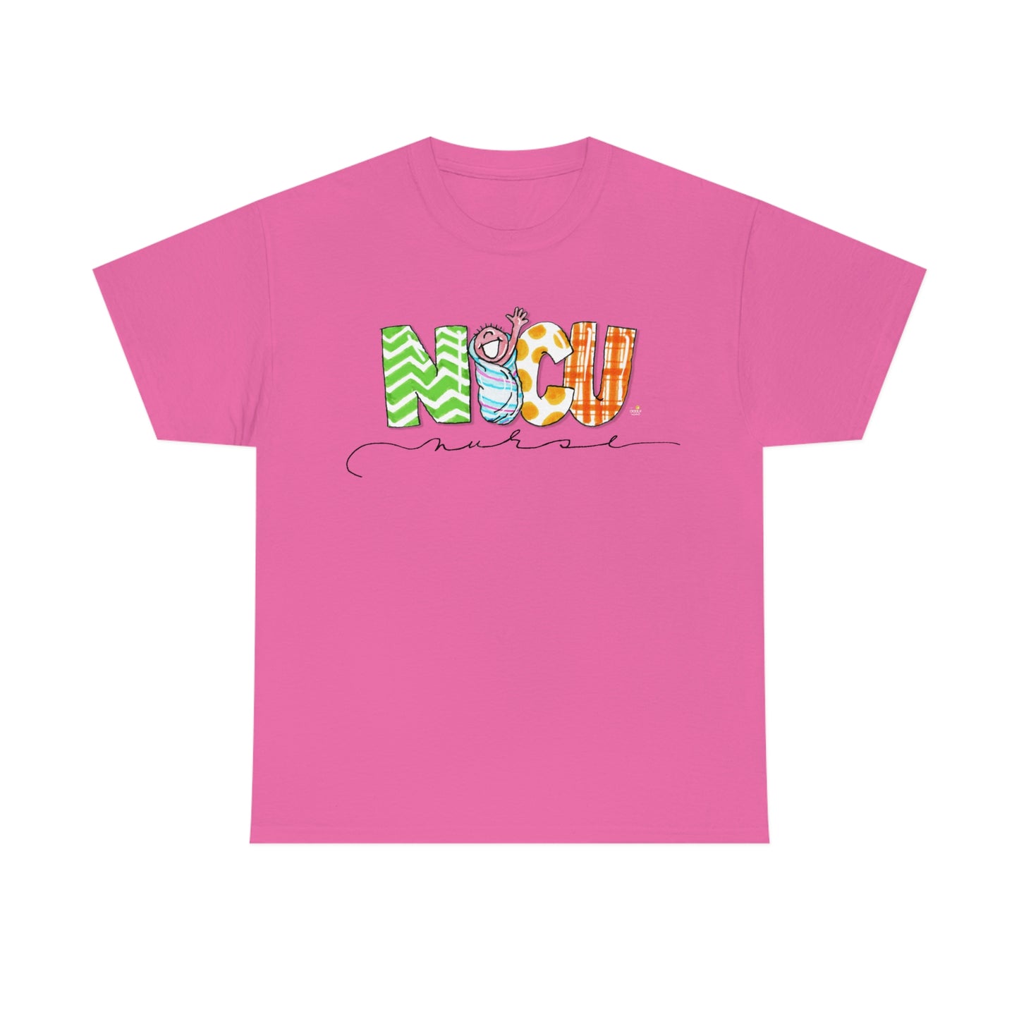 Nicu Nurse w Swaddle from The Giggle Network (TM), NICU Nurse Tshirt, Nicu nurse with baby swaddled, NICU Nurse gift, Nurse Gifts, Nicu Nurse tshirt