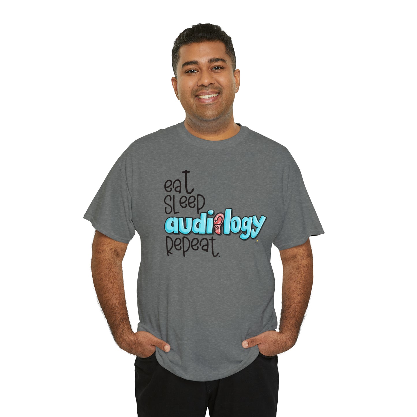 Eat Sleep Audiology Repeat by The Giggle Network created by Laurie Repetto